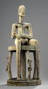 Figure masculine assise, Tintam, MBAM